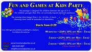 Fun and Games at kids party | Funomenalparties Ltd
