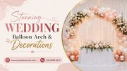 Stunning Wedding Balloon Arch & Decorations